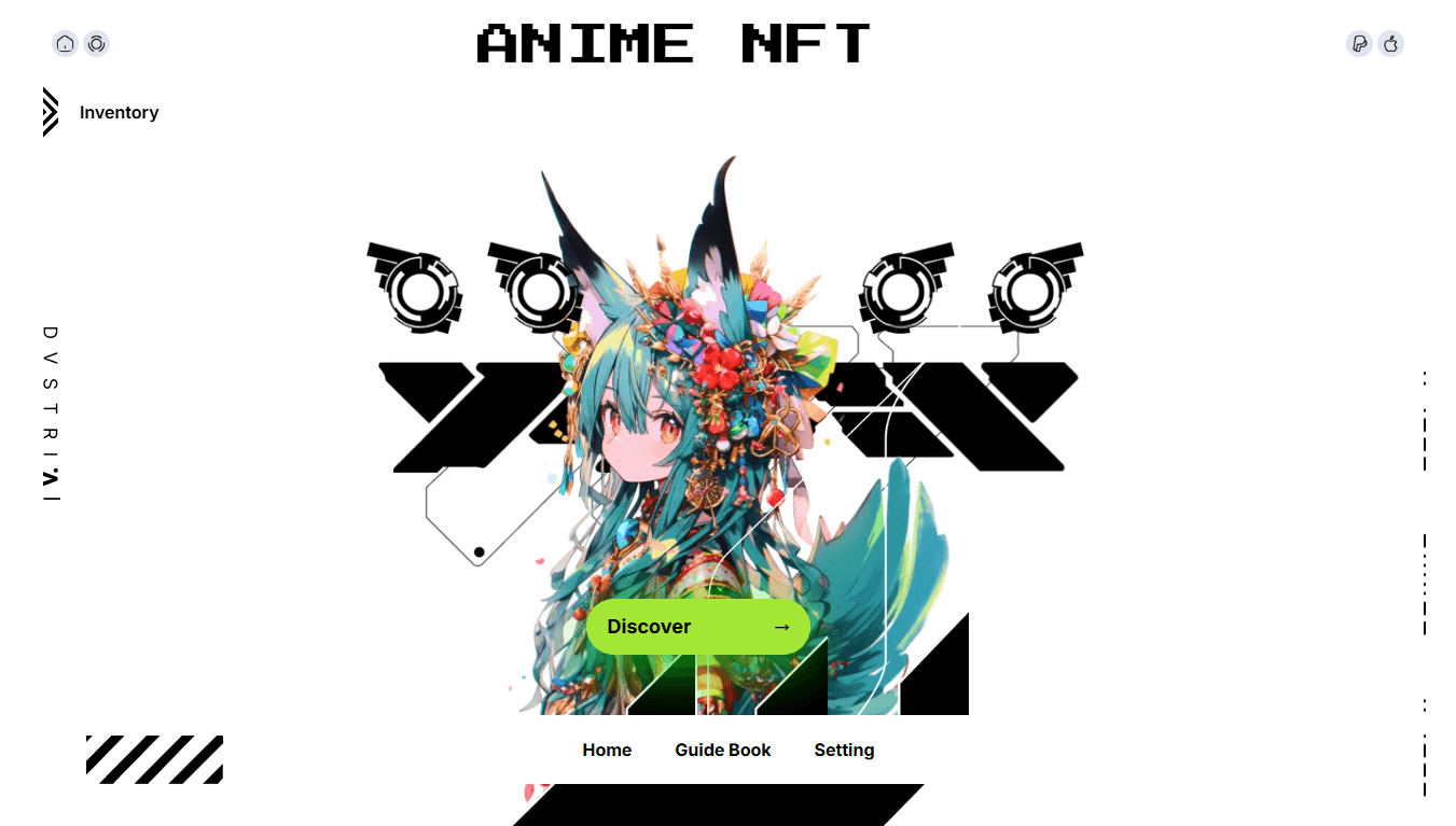 3d anime homepage preview